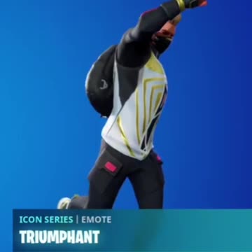 Triumphant: last seen…