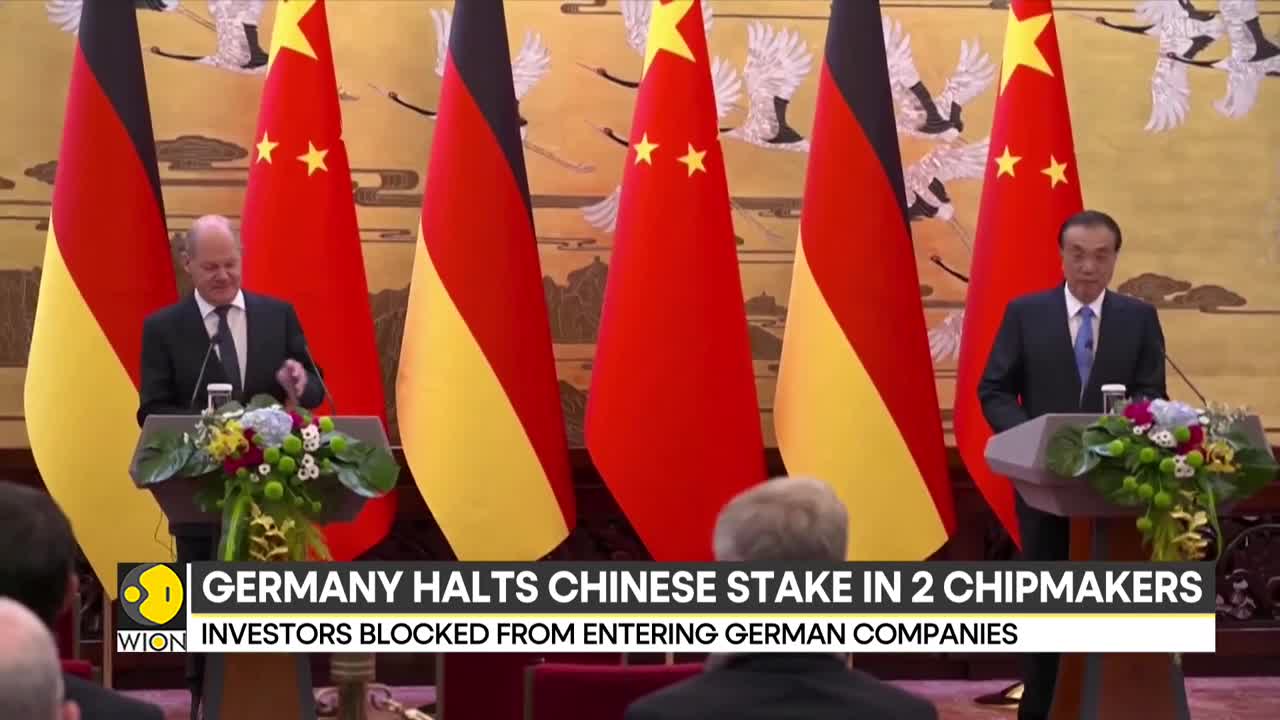 Germany tries to reduce reliance on China for trade, halts Chinese stake in two chipmakers | WION