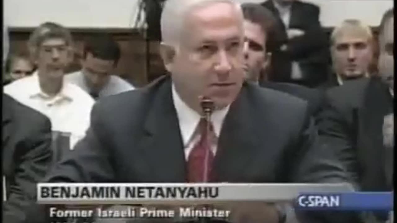 In 2002, Netanyahu, lied to Congress about WMD's to get America to attack Iraq...