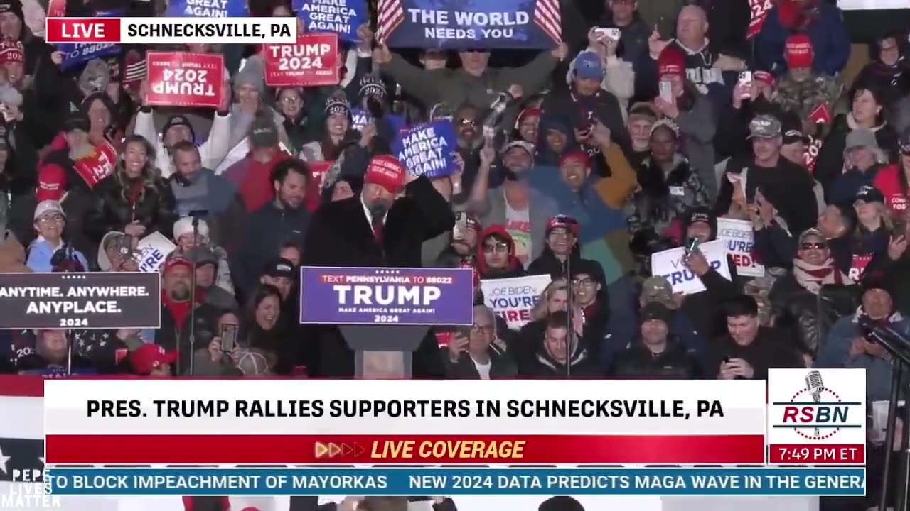 Trump: Everything Biden Touches Turns To Sh*t | Crowd Chants 'Genocide Joe'