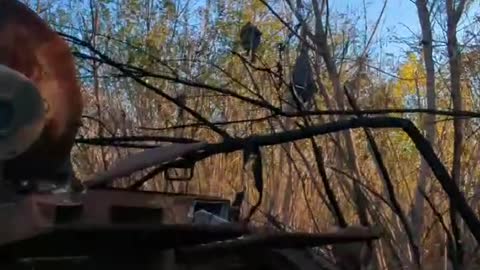 Burned Out Russian APC