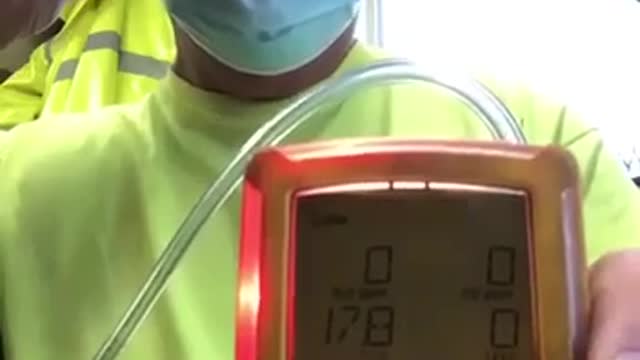 Meter to show how damaging face masks are