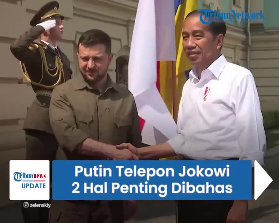 Presiden Joko Widodo baru saja menerima telepon dari Presiden Rusia Vladimir Putin.