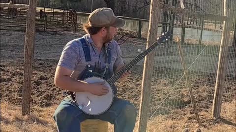 Train on the island traditional banjo