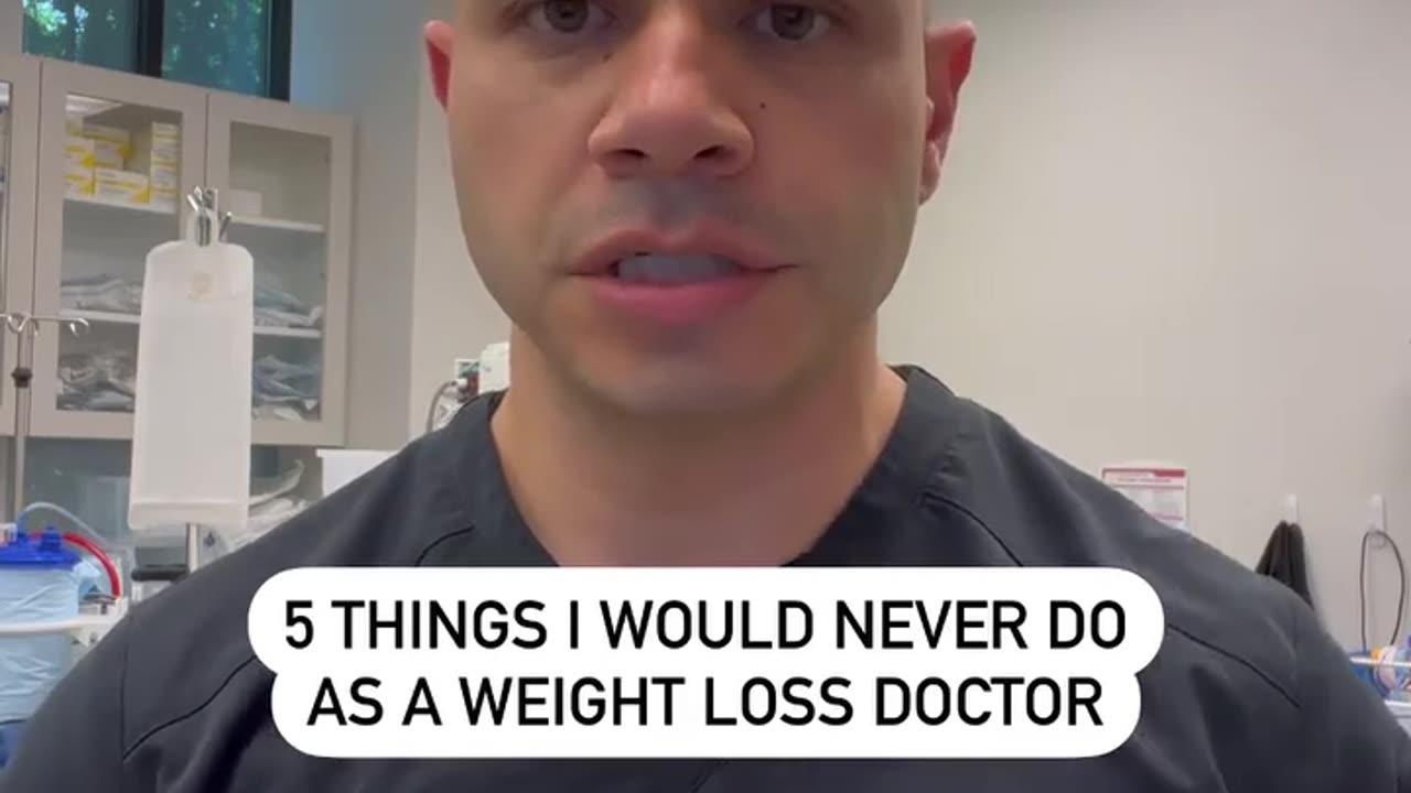 5 Things I Would Never Do as a Weight Loss Doctor #5things #shorts