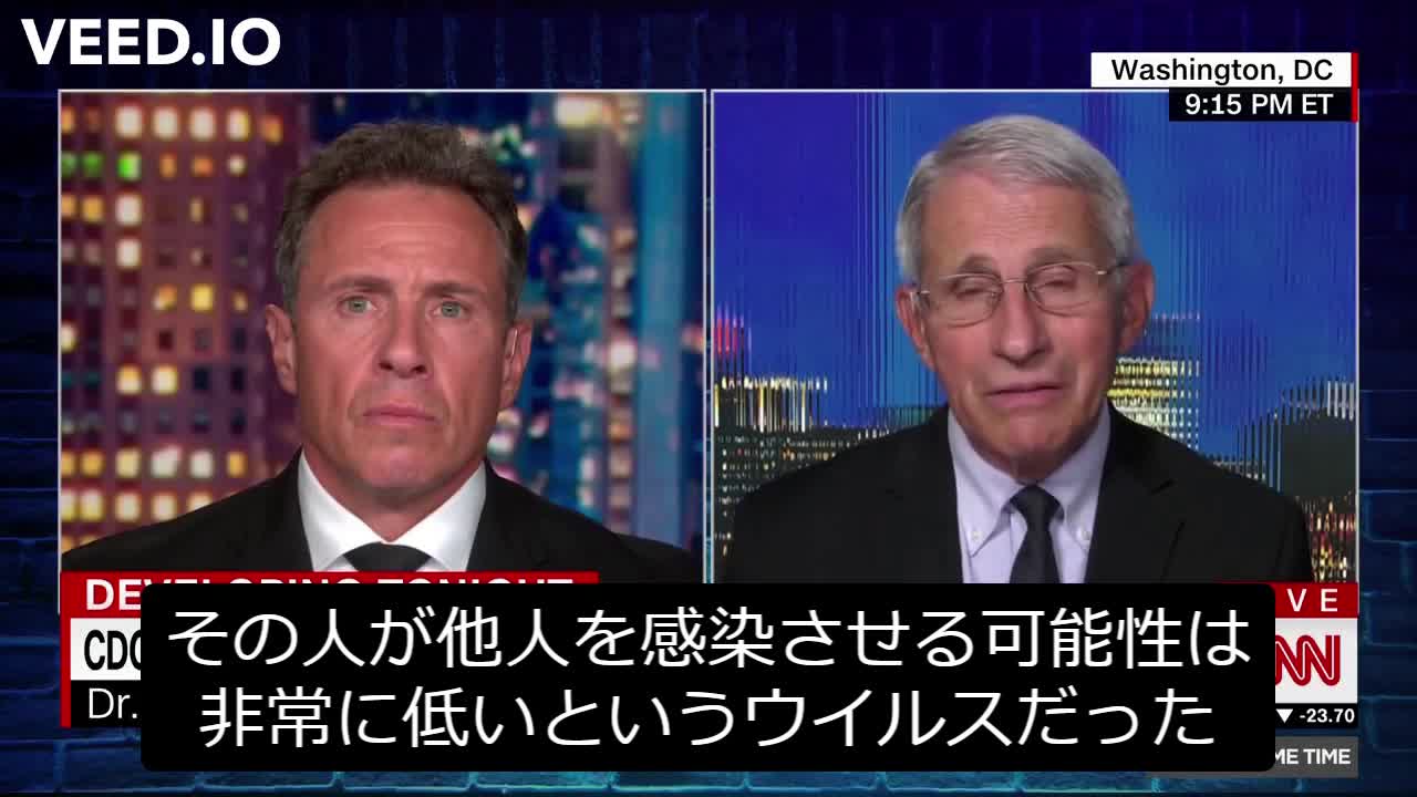 ファウチ氏 （科学は何も変わっていない。変わったのはウィルスの方だ。）