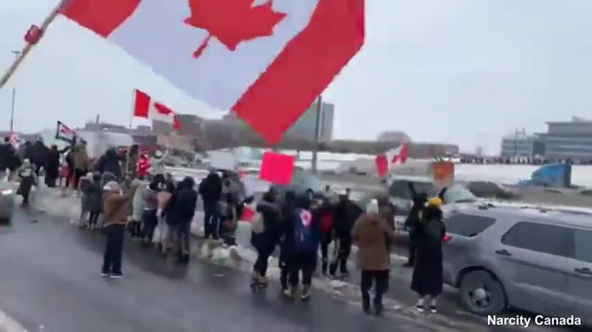 Live Update Toronto January 27 2022 Freedom Convoy Canada