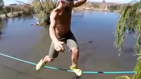 Extreme Tight Rope Walking