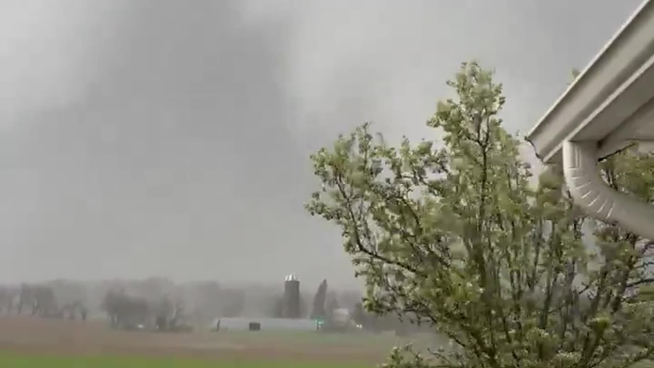 April 17, 2024: Damaging tornado on the ground moving through northeast Ohio