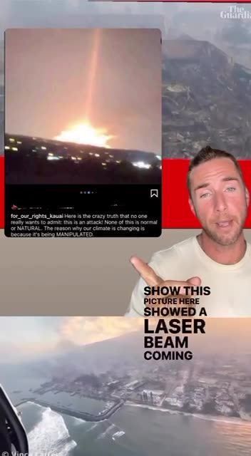 DEW(Direct Energy Weapons) and Hawaii fires.
