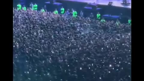 Another angle Mysterious Energy wave hits crowd at a Lana Del Rey Concert