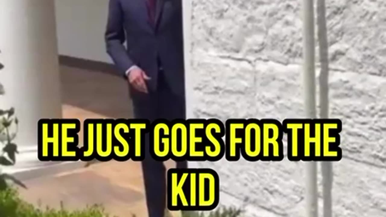 Pervert Biden. Whats with the parents!