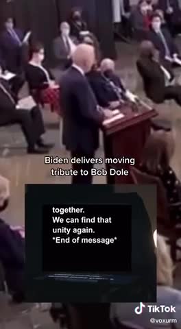 Sleepy joe wasn't awake yet