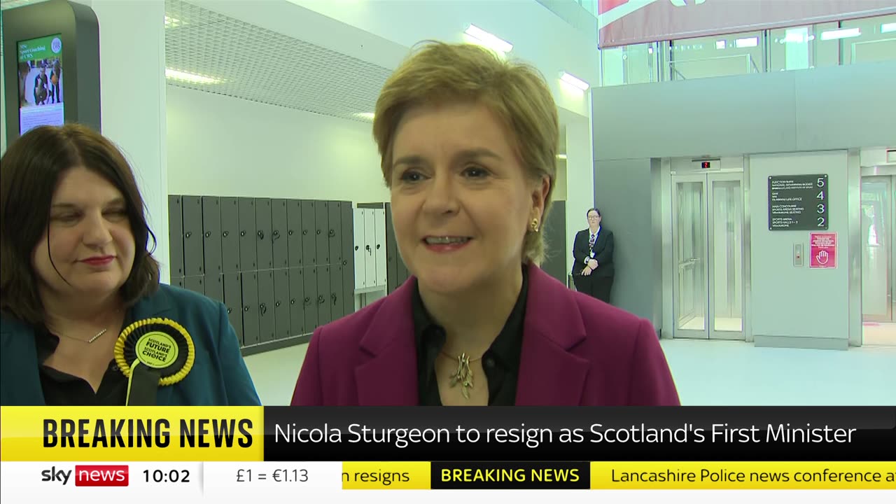 Nicola Sturgeon to resign as Scotland's First Minister