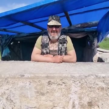 😁 Somewhere near Belgorod, the Ukrainian checkpoint is guarded by goats of the Kadyrov guard breed