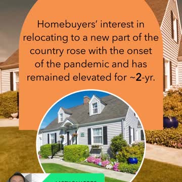 Homebuyer Relocation Nears Pandemic Peak