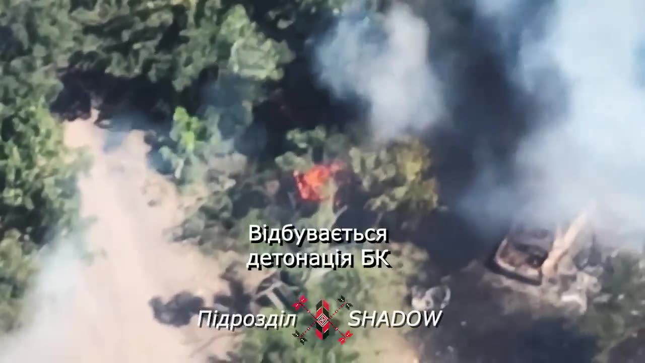 💥 Ukraine Russia War | Ukrainian "Shadow" Unit Strikes Russian Vehicles and Ammo Dump | RCF