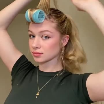 lazy girl hairstyle #hairstyle #tutorial #trending #shorts