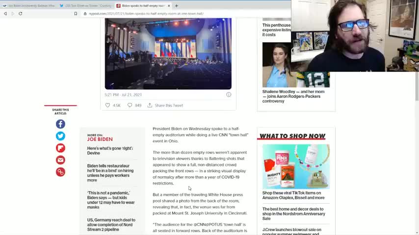 Biden Stammers & Embarrasses Himself During Empty Town Hall on CNN [mirrored]