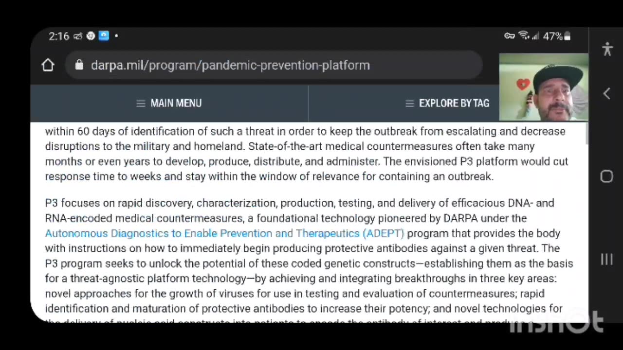 DARPA Is Responsible For The Creation Of the mRNA Gene Editing Technologies Used For The Covid-19 A.I. "Vaccine" BIOWEAPONS (DARPA LINKS BELOW TO PROOF)