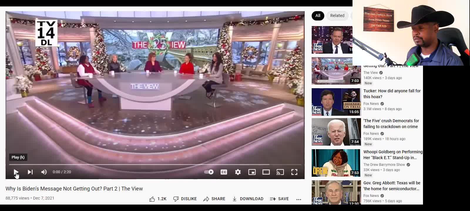 The View fails at getting Biden's message out.