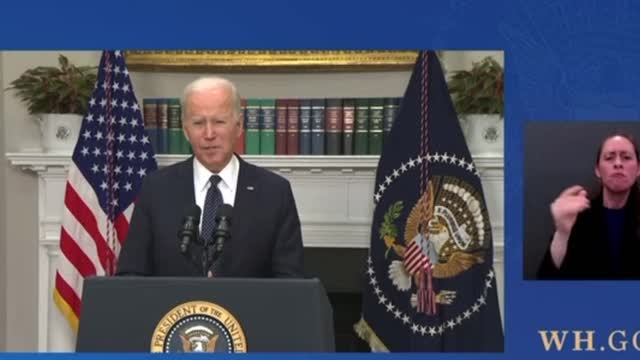 Biden said that Russia is preparing an invasion of Ukraine.