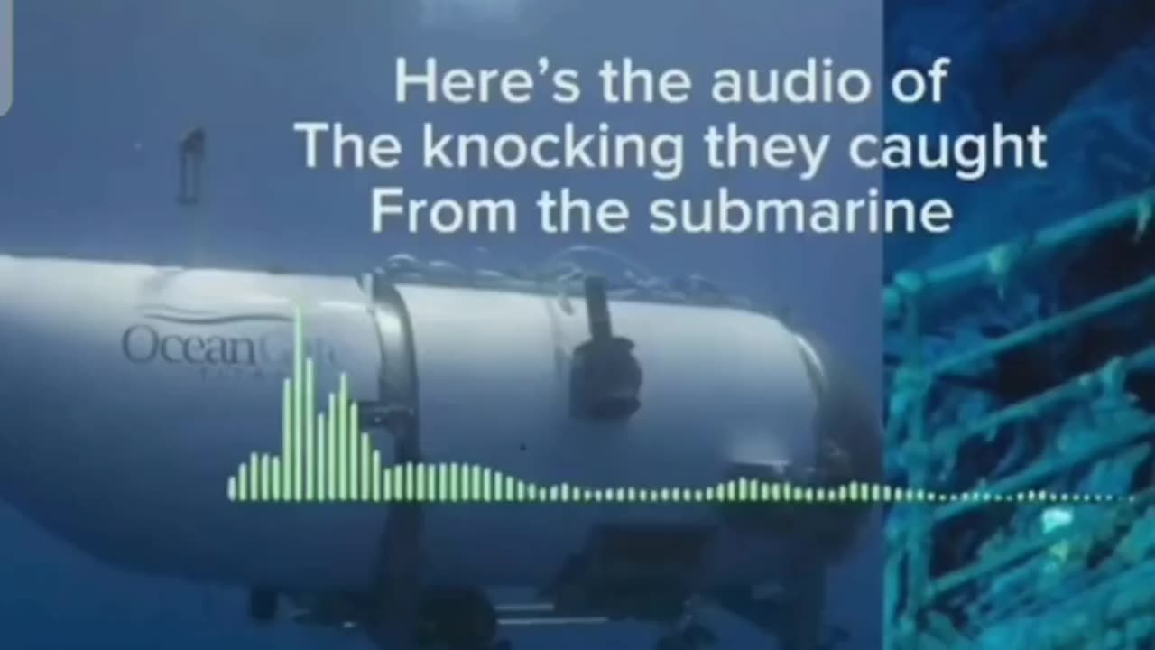 KNOCKING SOUNDS caught by missing SUBMARINE! 22 hours left of AIR!