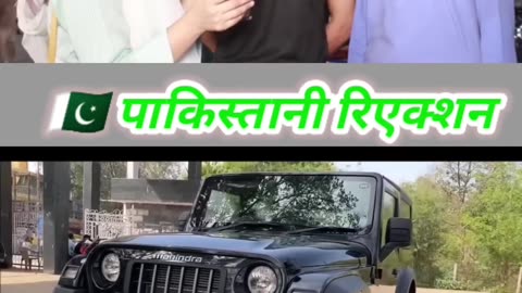 pakistani reaction on mahindra thar