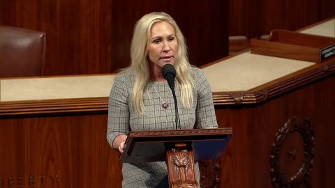 Congresswoman Marjorie Taylor Greene Delivers a Message to Congress from the American People