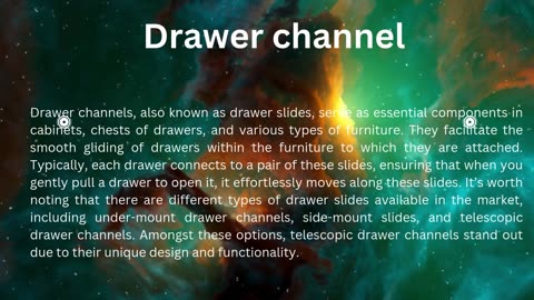 Drawer hardwares