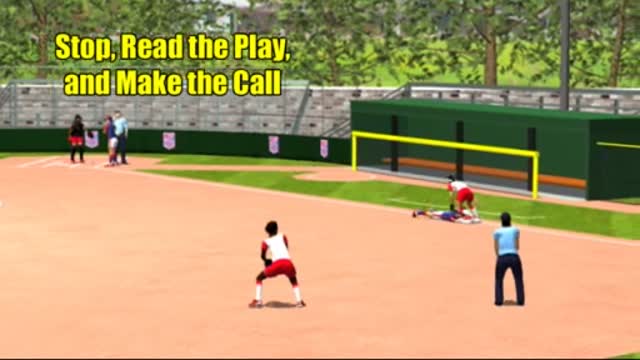 2 Umpire - Runner on 2B & 3B - Pickoff At 3B