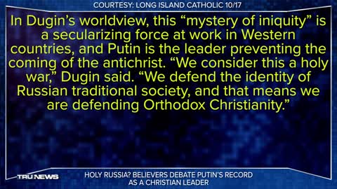 Medvedev Issues Cryptic Message about Restraining the Antichrist