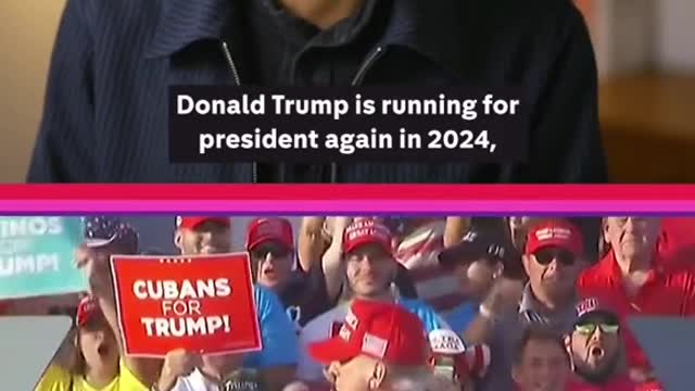 Donald Trump is running for president again in 2024,