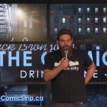 Being a bearded man at night