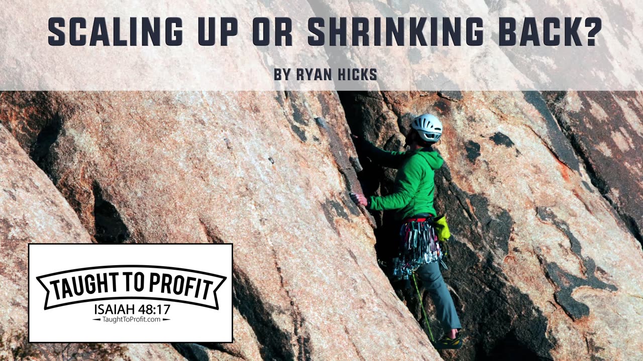 Scaling Up Or Shrinking Back In Fear？ Do Not Let Fear Rob You Of Greater Success!