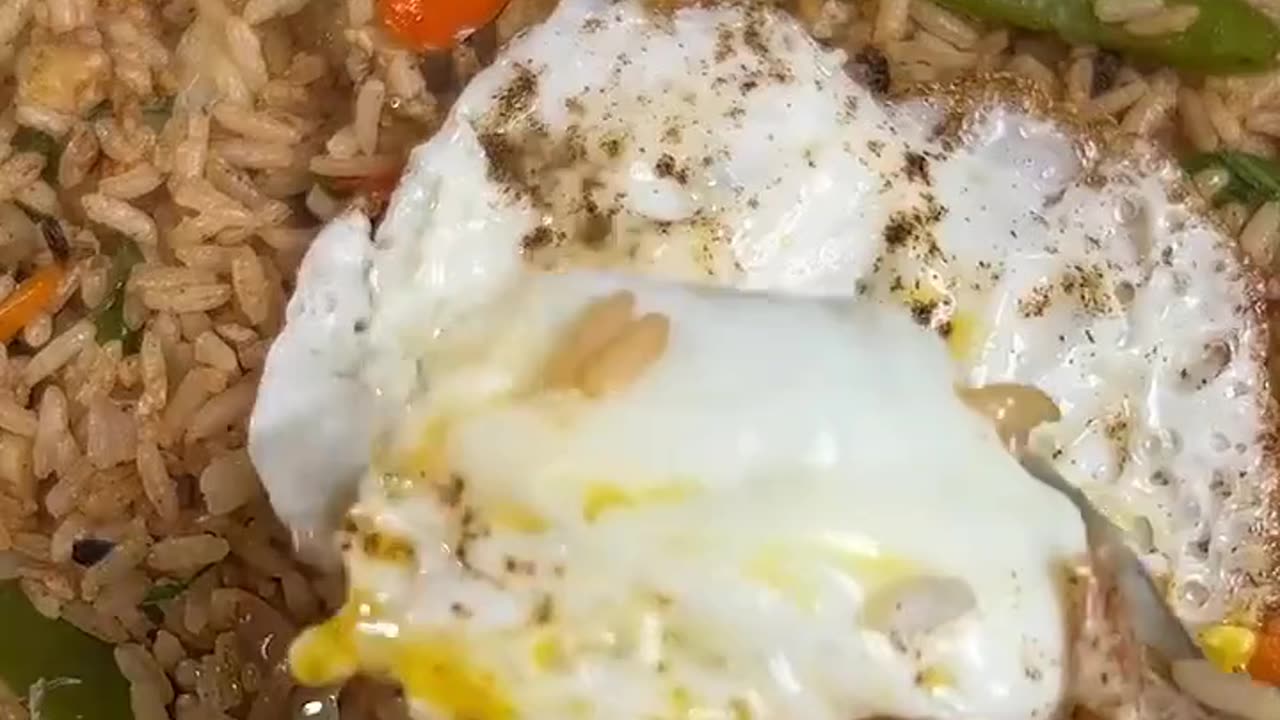 Egg fried rice recipe 😋