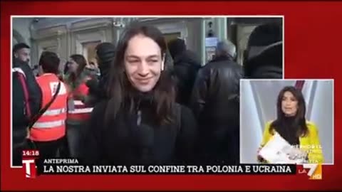 Giornalista in guerra sgridata dalla conduttrice per una mascherina