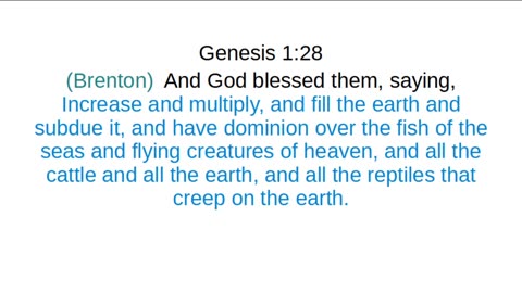 Genesis 1 (Brenton LXX)