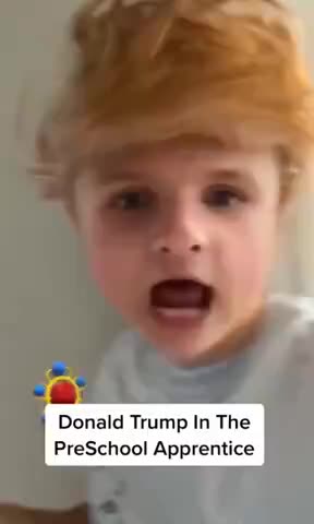 Mini-Trump talks Tom and Jerry !