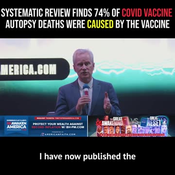 74% of COVID Autopsy Deaths were Caused by the Vaccine