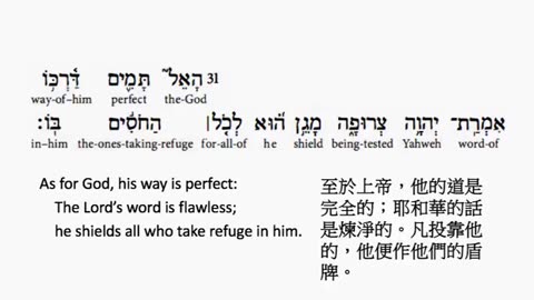 psalm 18 in hebrew _salmo 18 en hebreo