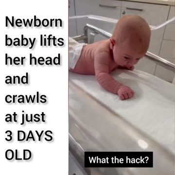 Superhuman Baby Born to a v@x666inated mother.