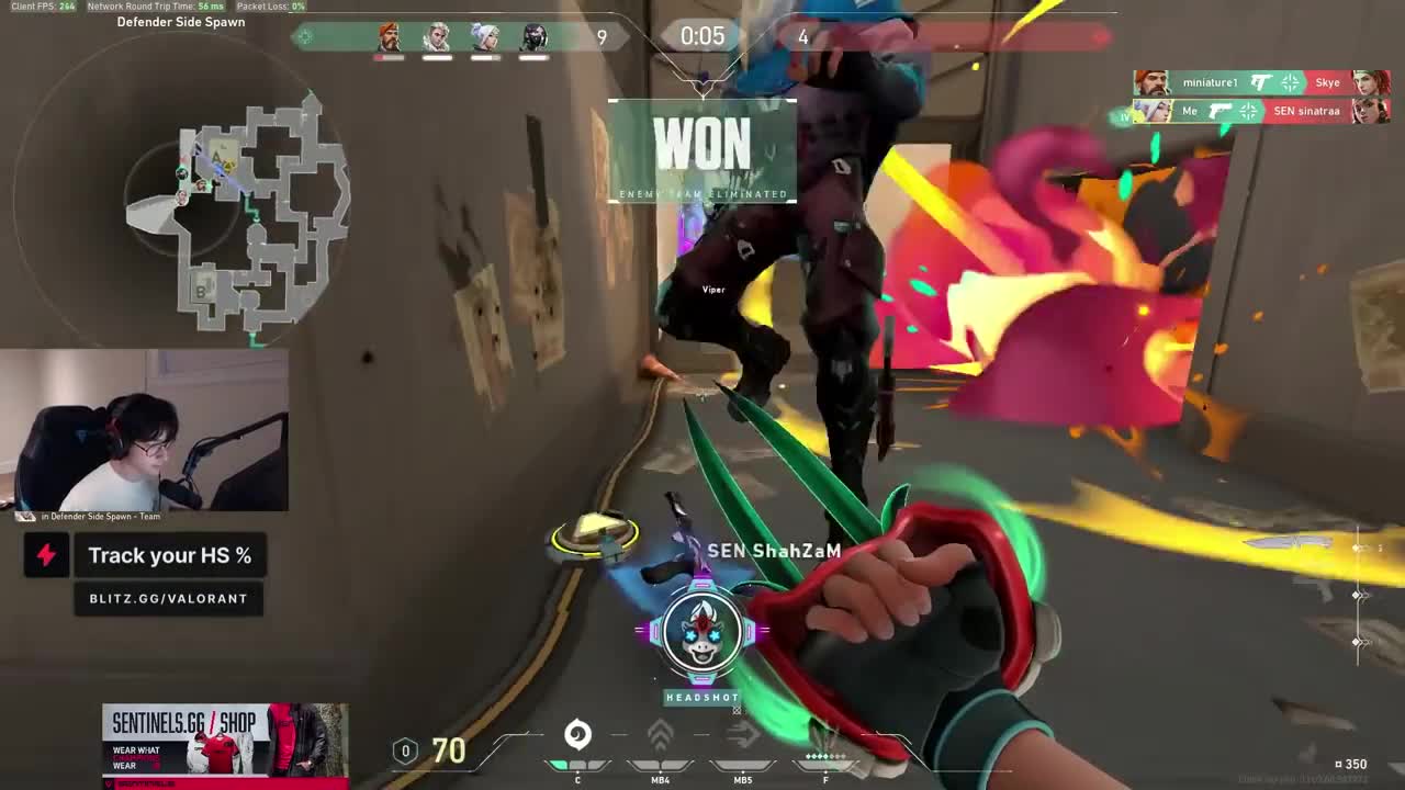 Tenz showing off his skill!!!