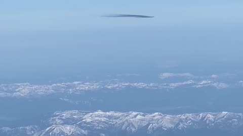 Strange Flying Blur Spotted Through Airplane Window