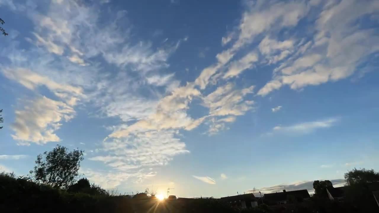 Time lapse clouds