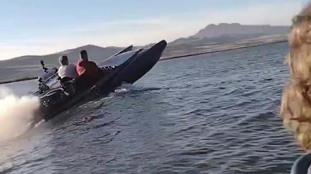 Surprise Spray During Boat Day