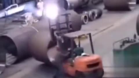 Forklift Mishap