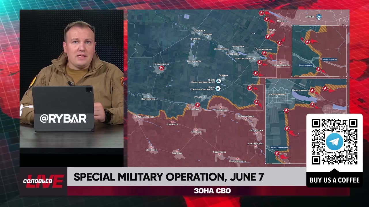 ❗️🇷🇺🇺🇦🎞 RYBAR HIGHLIGHTS OF THE RUSSIAN MILITARY OPERATION IN UKRAINE ON June 7, 2024