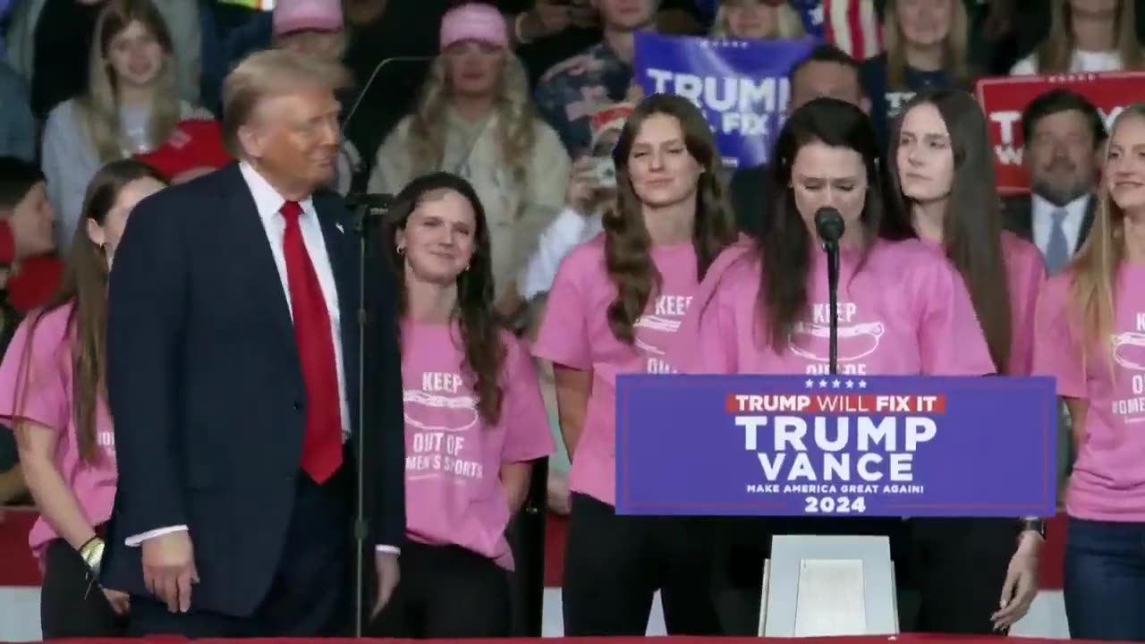 Swim Team Captain Commends Trump for ‘Standing with Women and Protecting the Rights of All of Us’