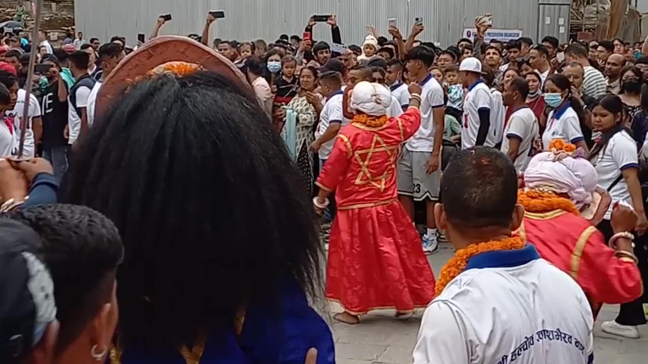 Sawa Bhakku Dance, Indra Jatra, Kathmandu, 2080